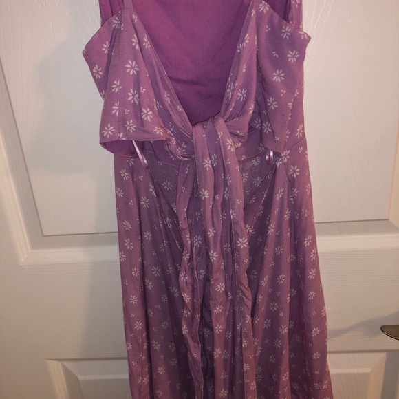 Spring Time Purple Flower Dress - Picture 3 of 5